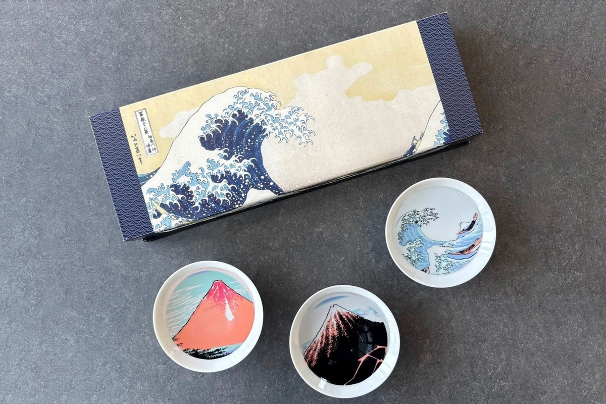 冷感北斎平盃3点セット