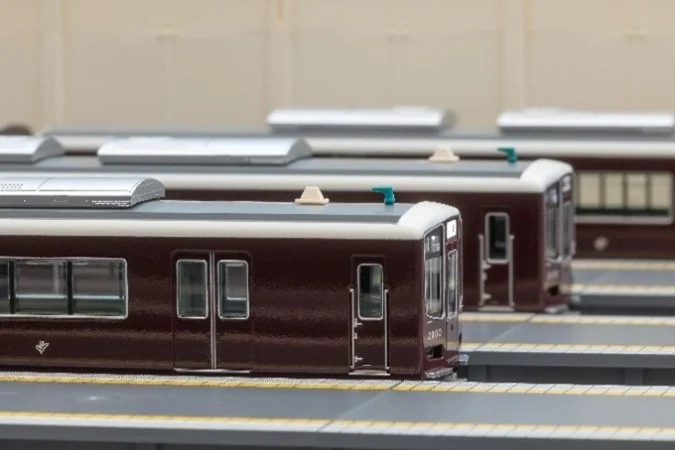 阪急電鉄の側面のアングル