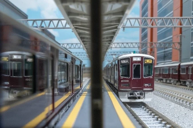 阪急電鉄の正面