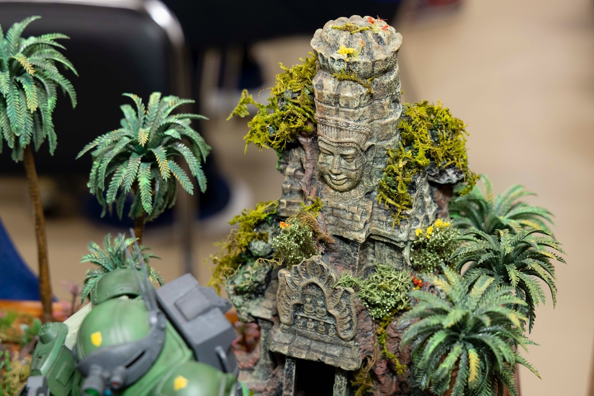 凝った小物を配置。仕上げも丁寧