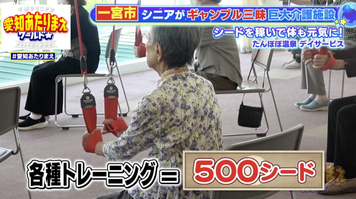 運動をする様子