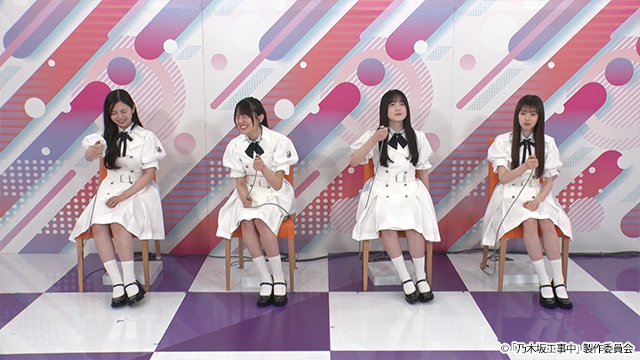 「ビリビリ椅子ステークス」を受ける6期生