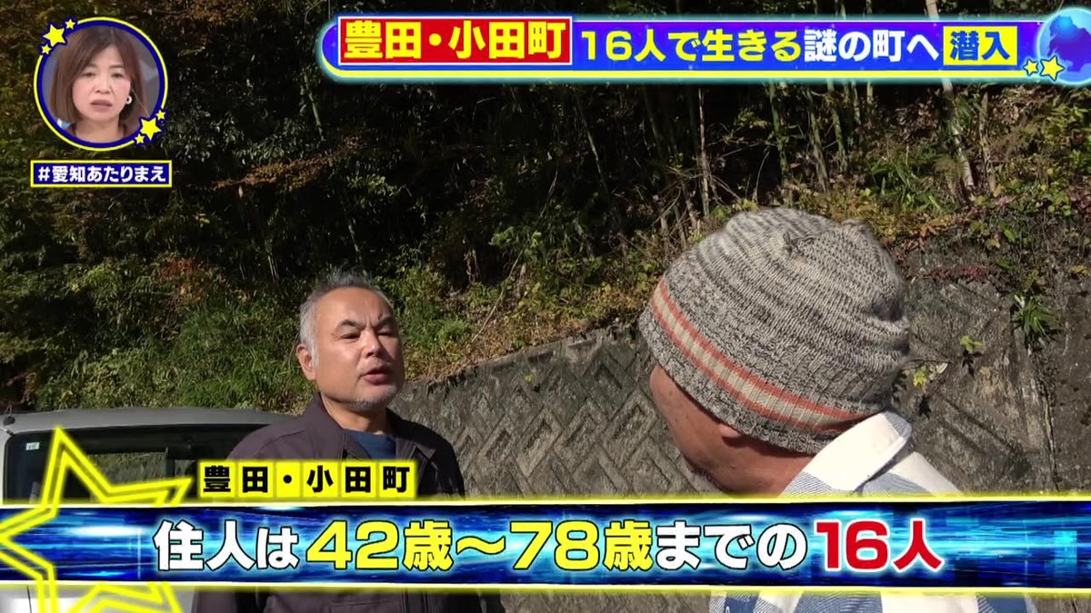 住人は42歳から78歳までの16人