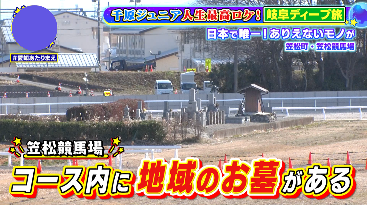 競馬場が借地で開設されたため、地域の風景が今も息づく