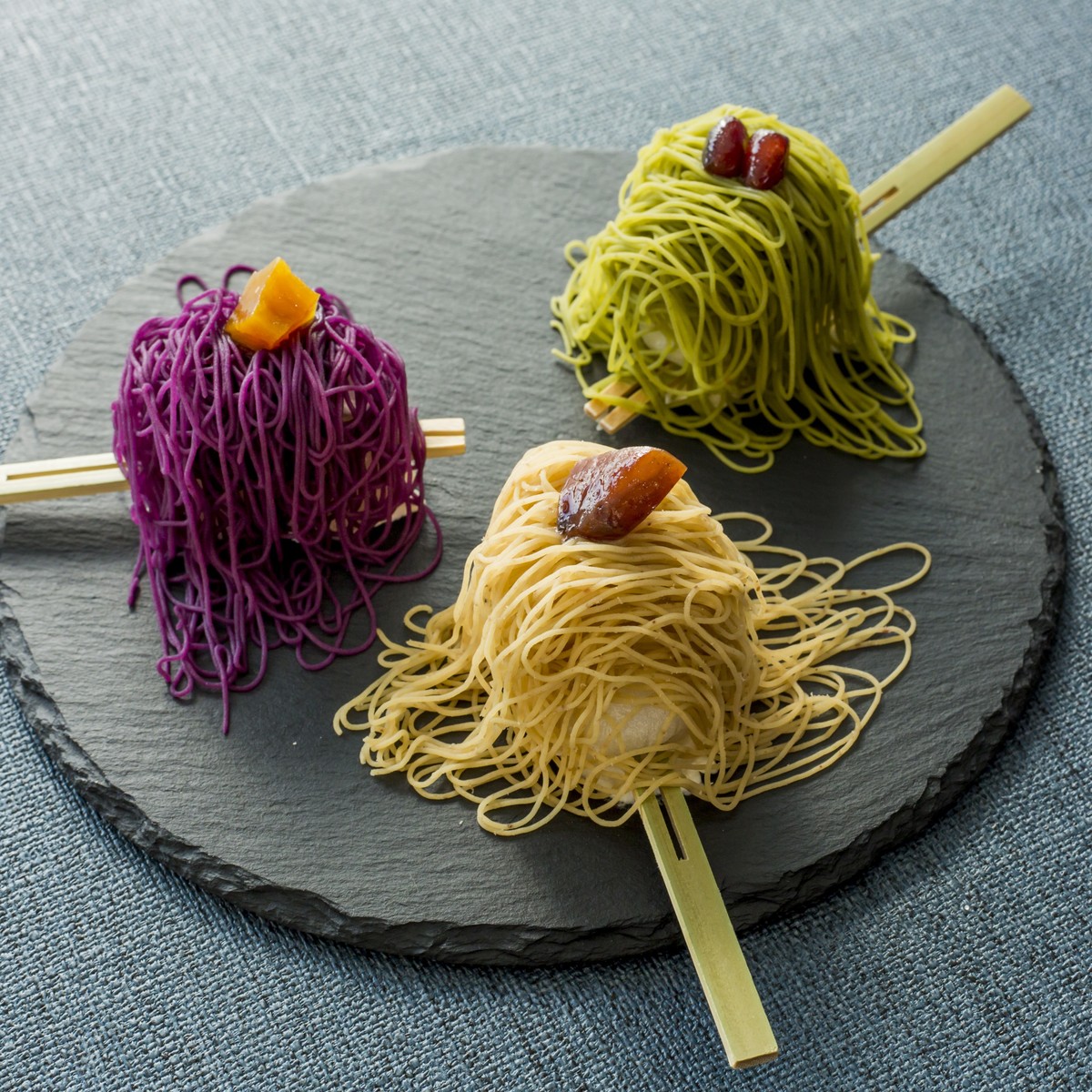 3色のモンブラン