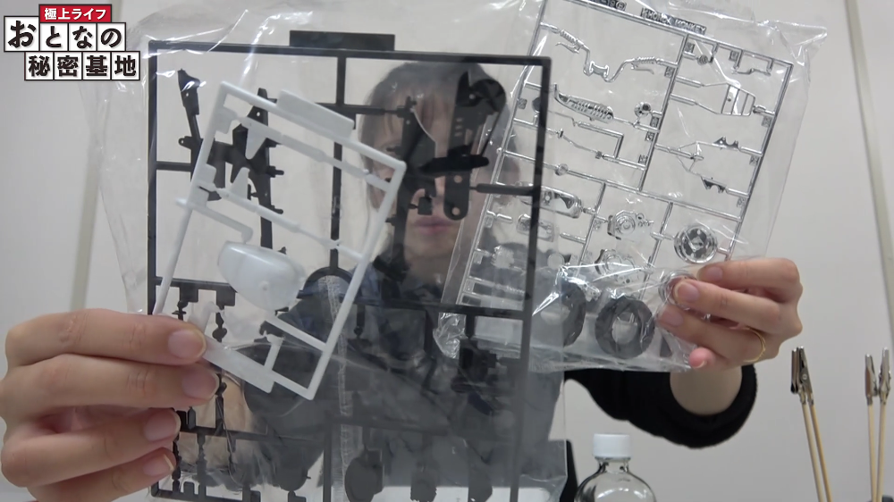 パーツは部品点数も少なく、カラー別で分類されているので初心者でも安心