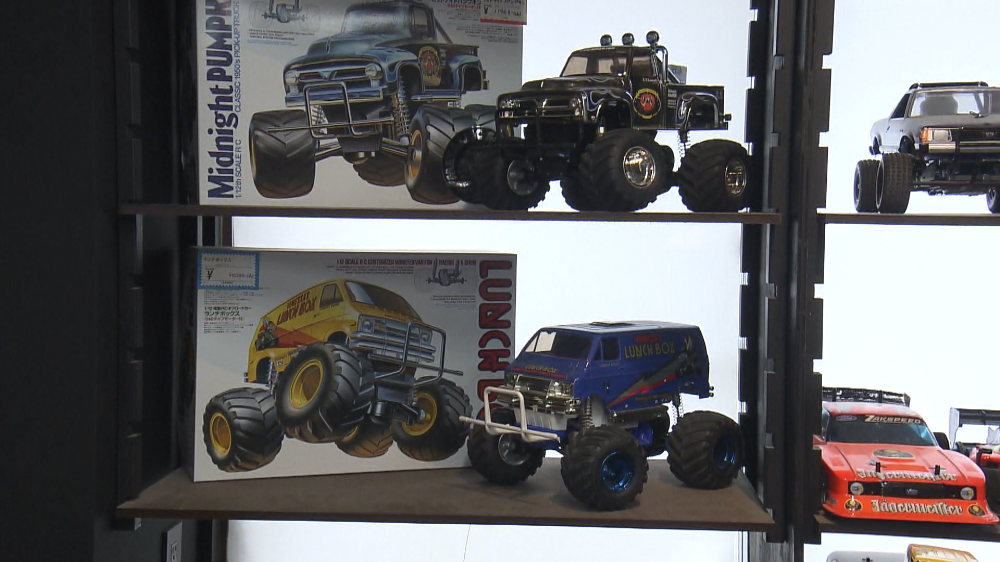 完成品が展示されている