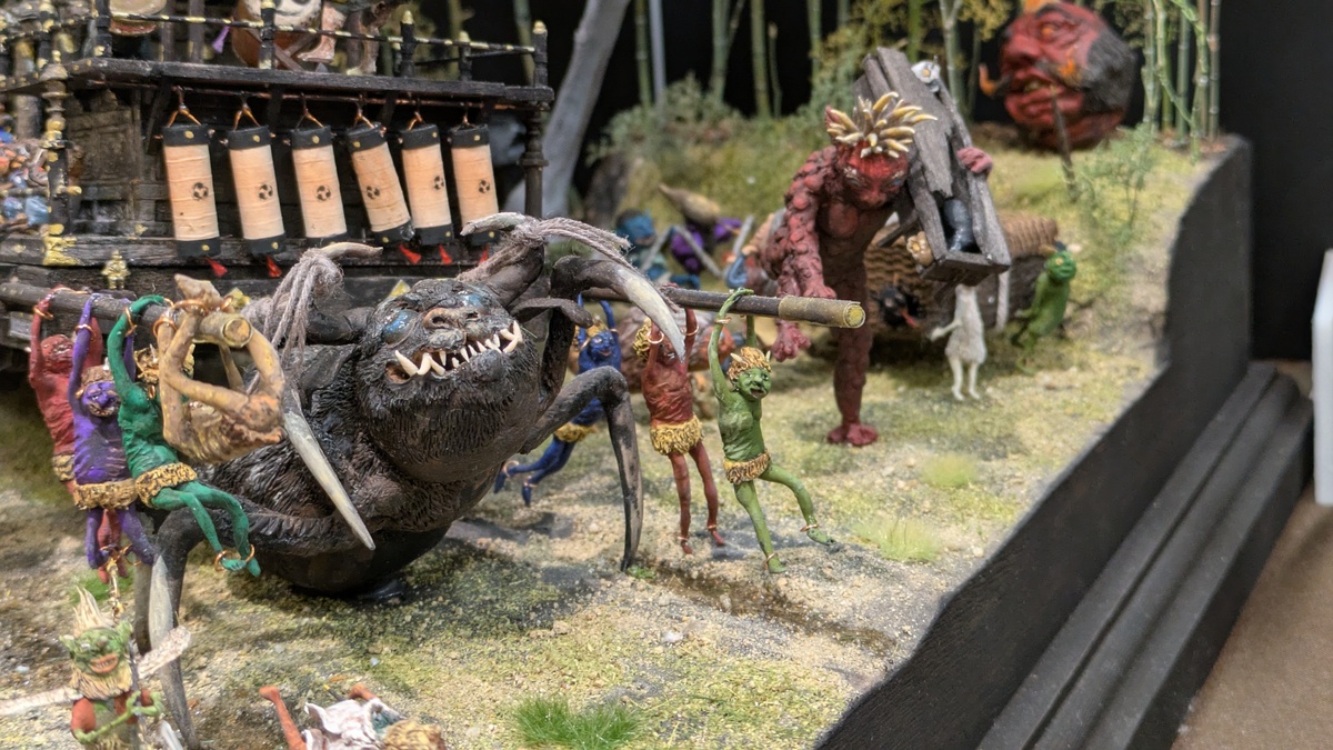 鬼気迫る「百鬼夜行」のジオラマでグランプリを受賞！ 多彩な妖怪を