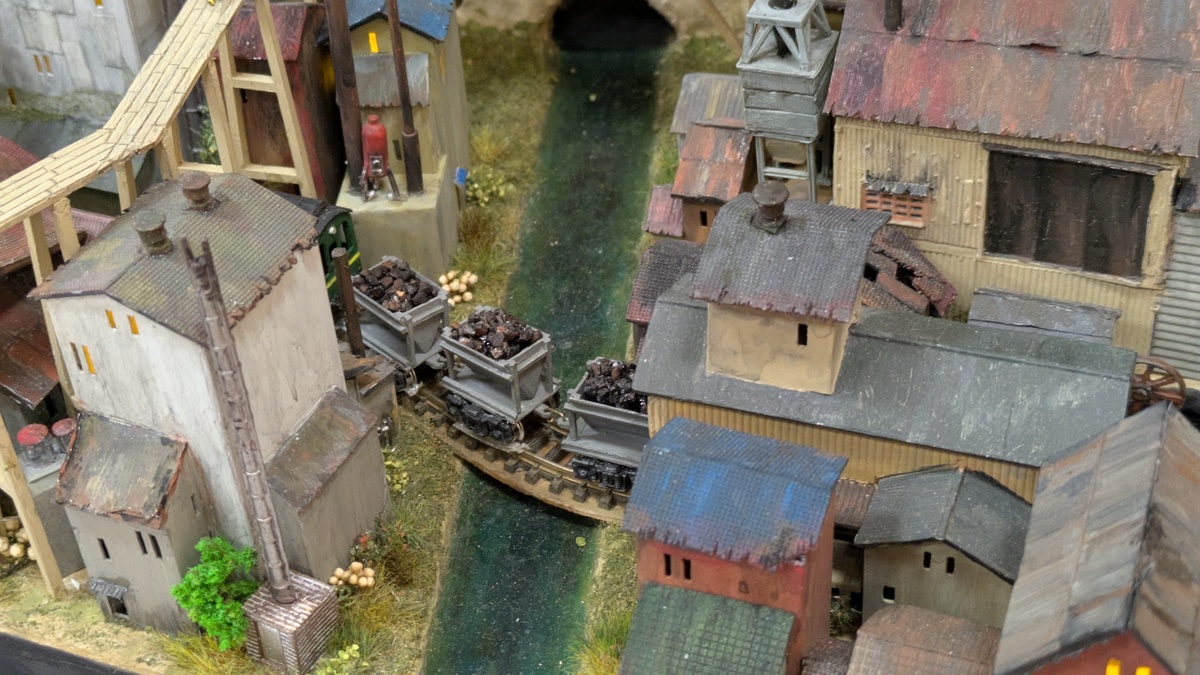 トロッコが走る様子