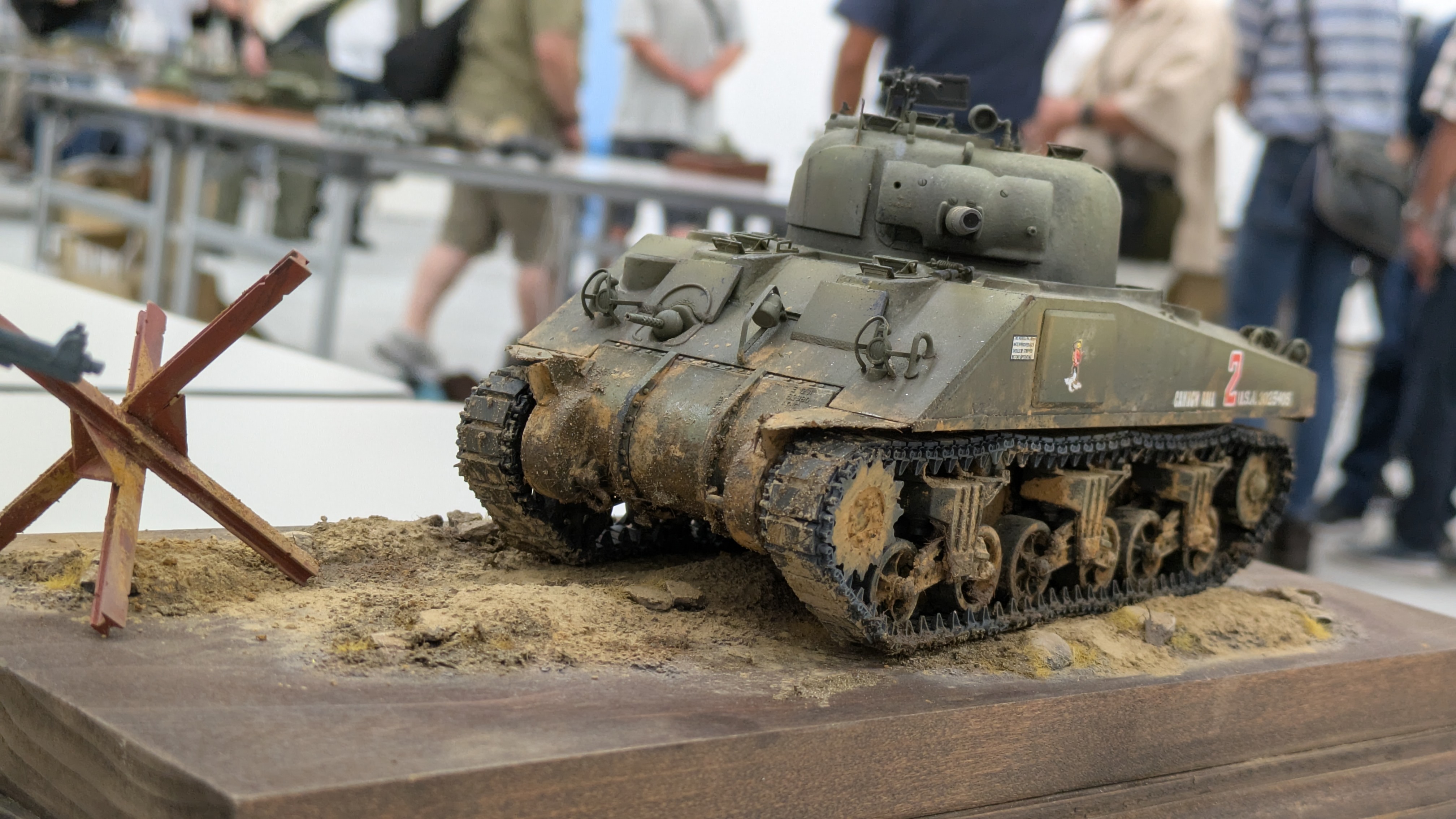 見事な塗装で表現された「ノルマンディー上陸作戦」 フィギュア＆戦車