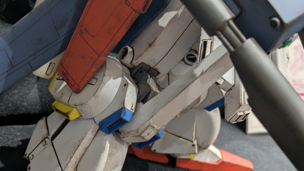 ガンダムの足もと