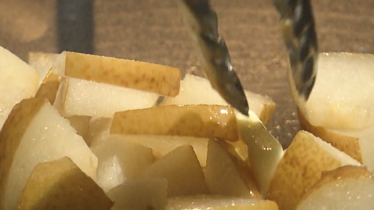 旬の梨で作るアレンジホットスイーツ