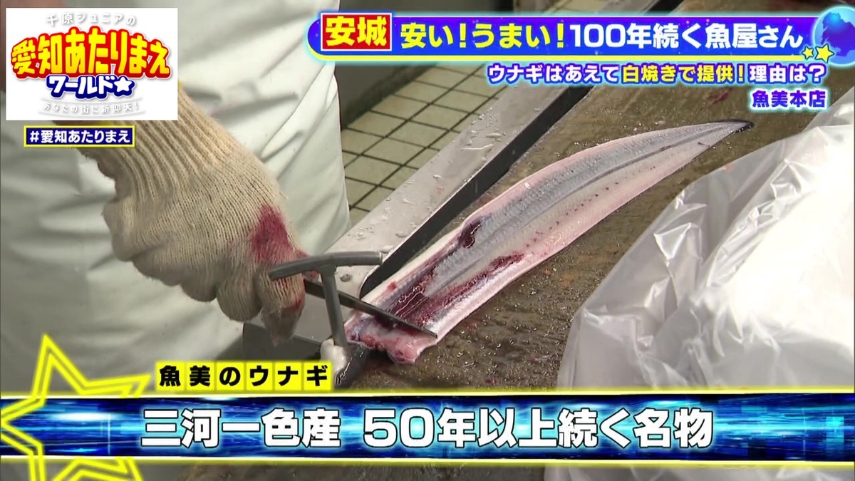 うなぎはもちろん三河一色産