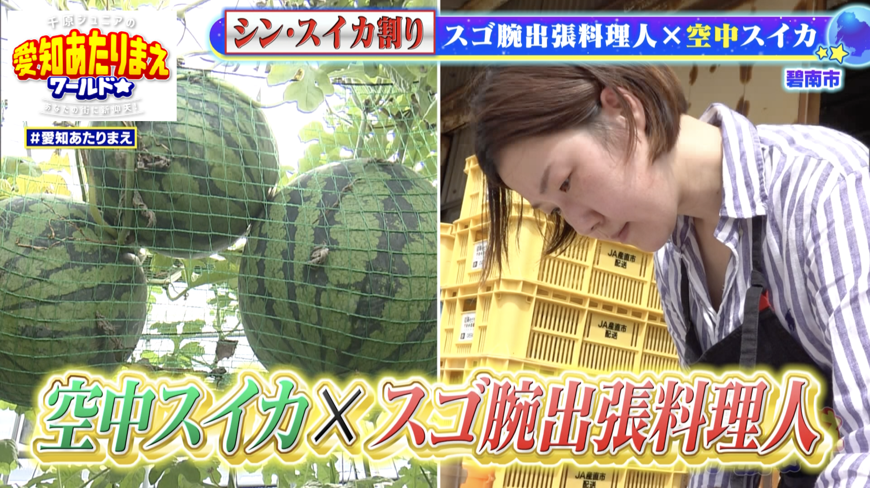 スイカと出張料理人