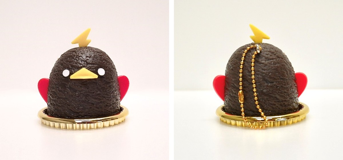 「ブラックサンダーぴよりん ミニチュアマスコット」