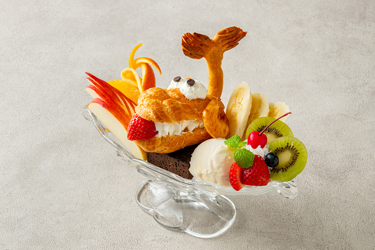 シャチボンアラモード（1650円）