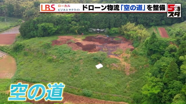 ドローンが飛ぶルートの整備