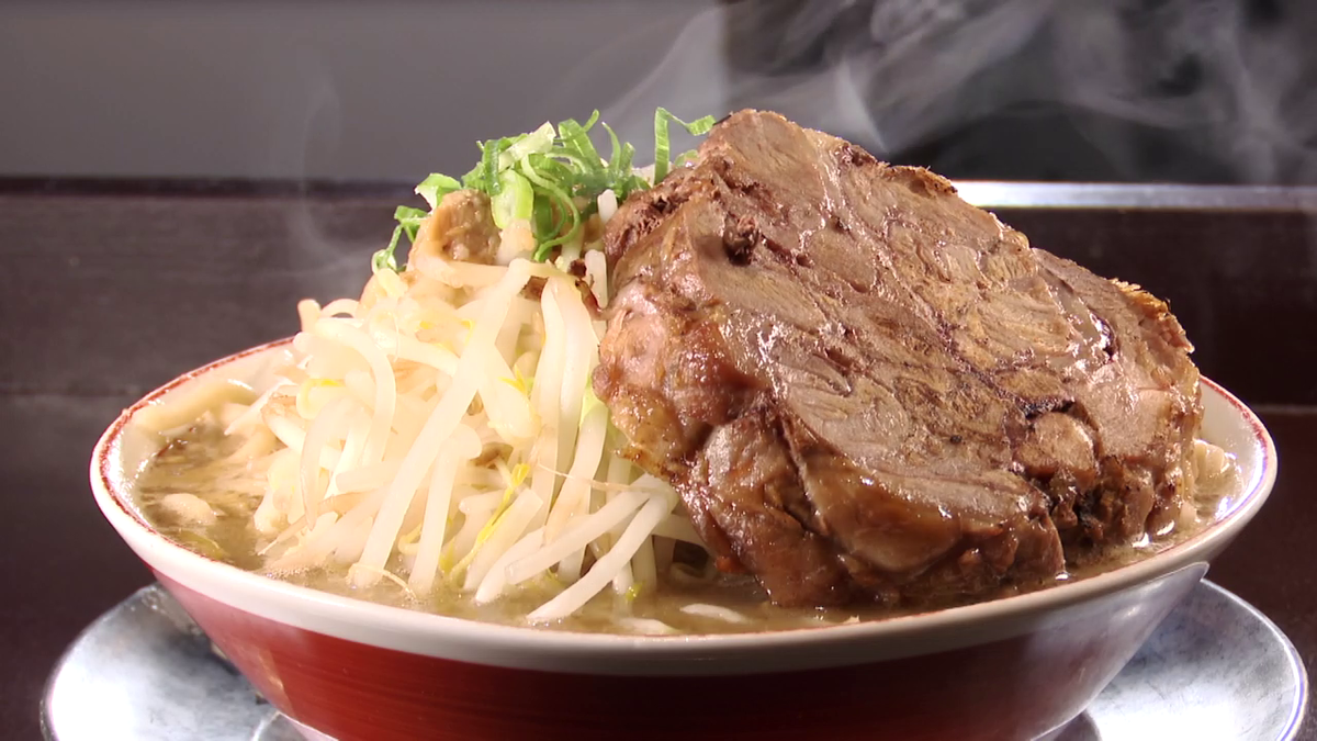 人気店のラーメン