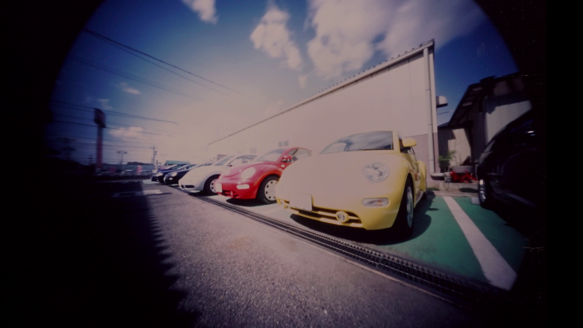 ピンホールカメラで撮影された写真