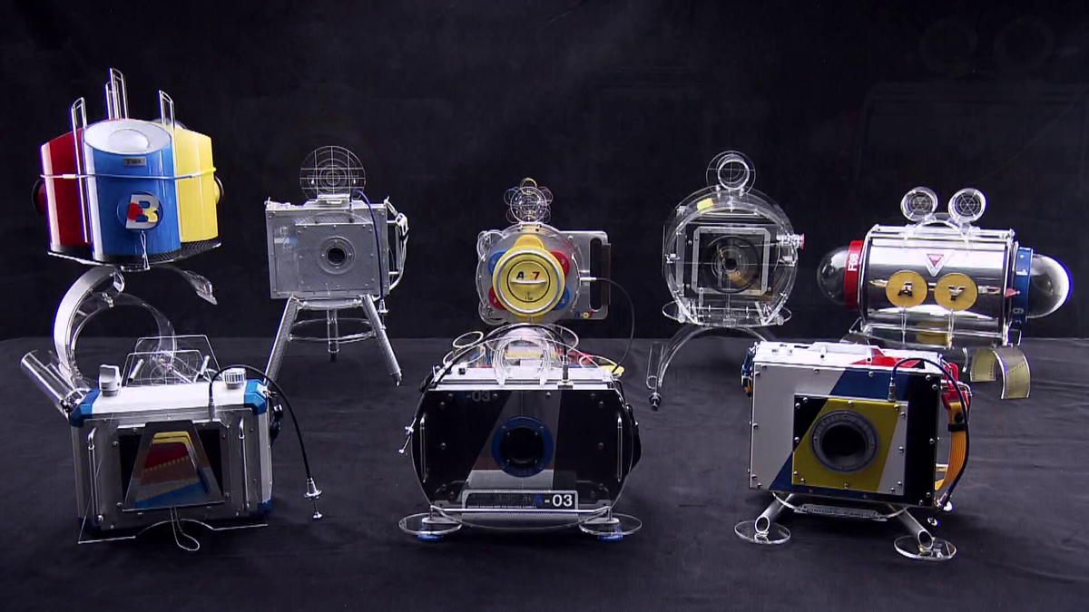 すべて達人の自作のピンホールカメラ