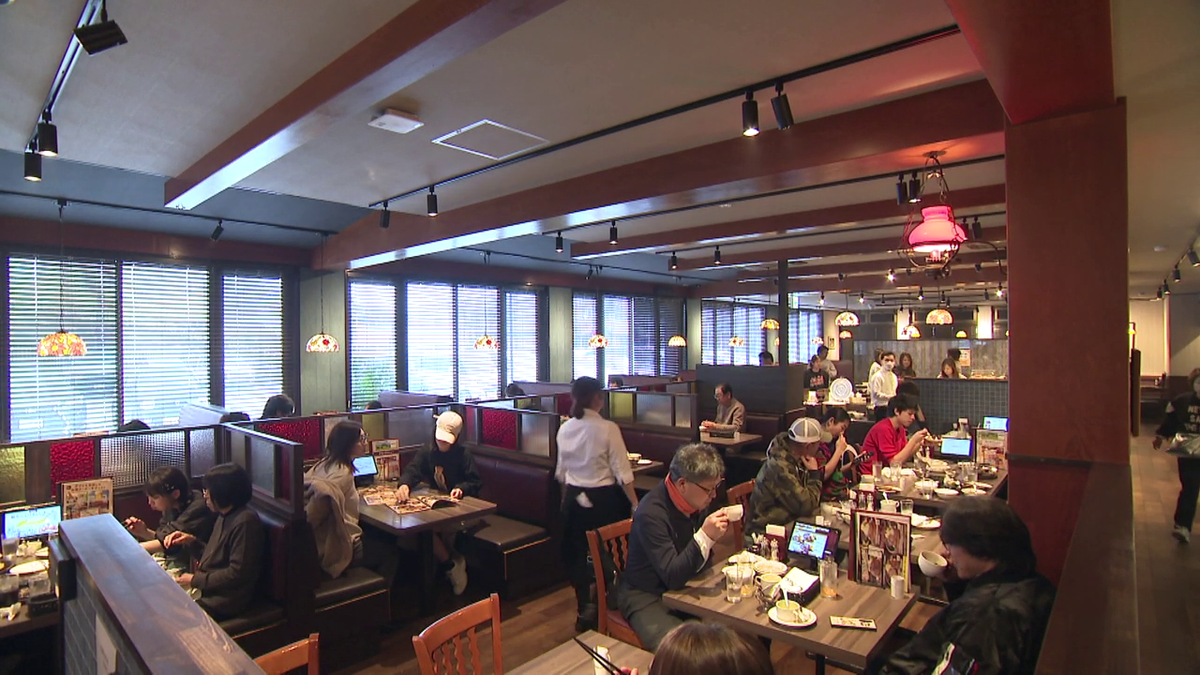 少し早めの夕食の時間がスムーズに入店できる狙い目