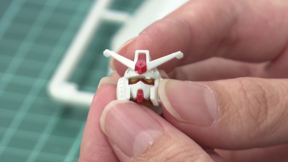 ガンダムの頭部