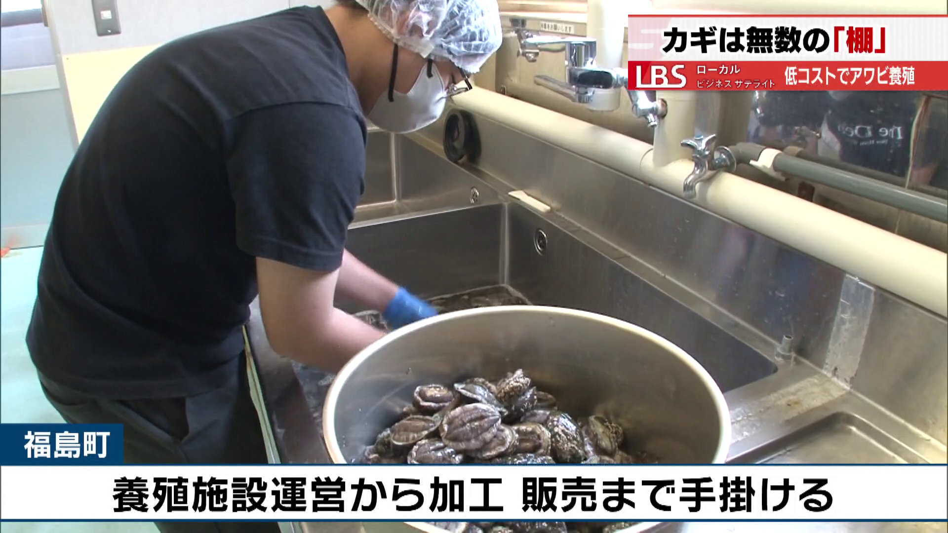 養殖施設運営から加工、販売までを手がける