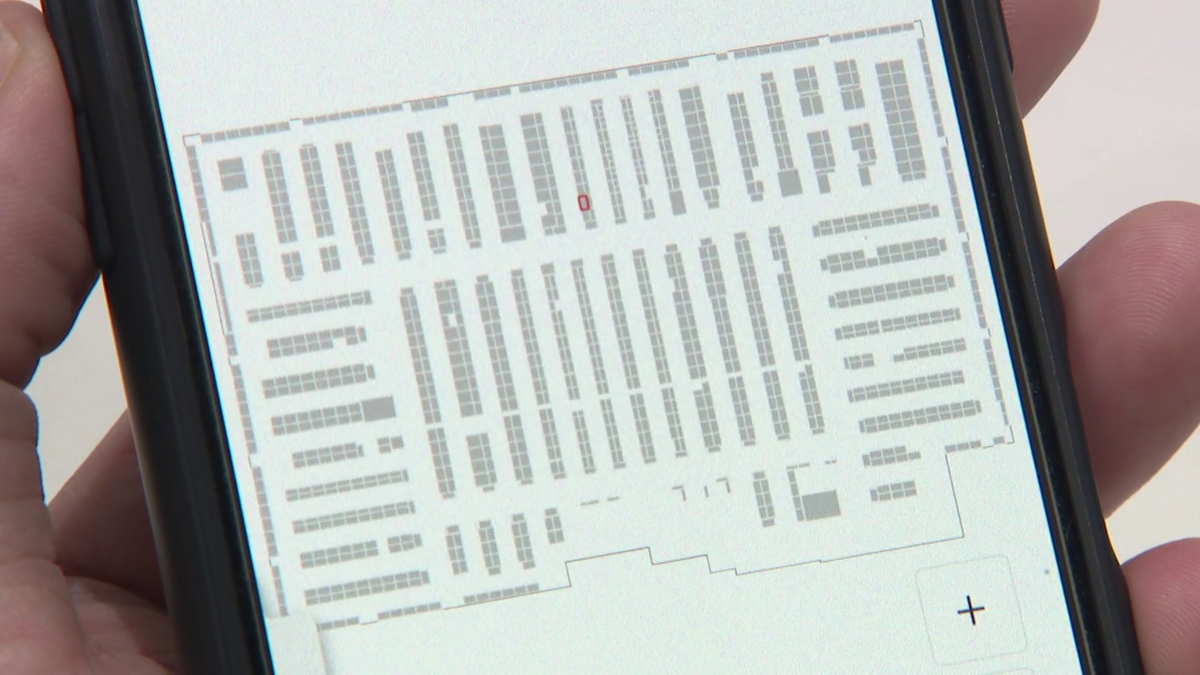 フロアマップのどこに該当商品があるのかチェックできる！