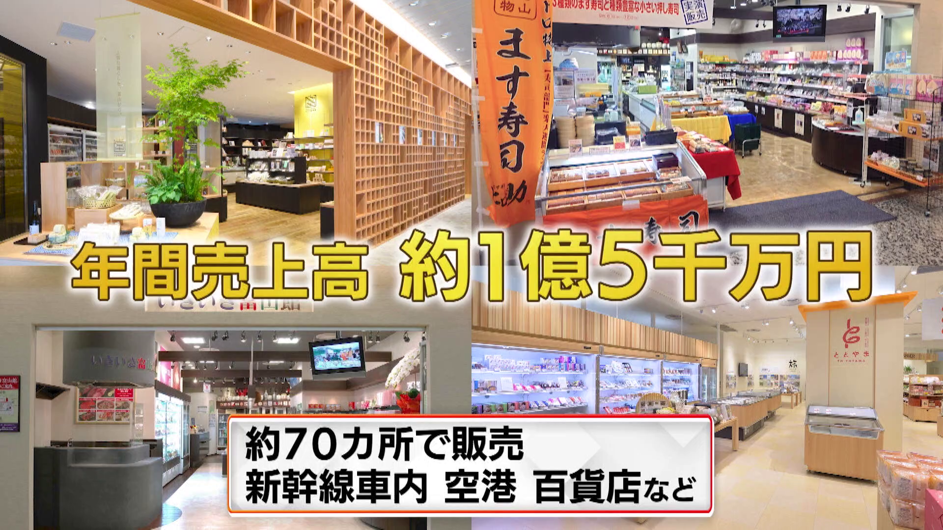 年間売上高は約1億5千万円