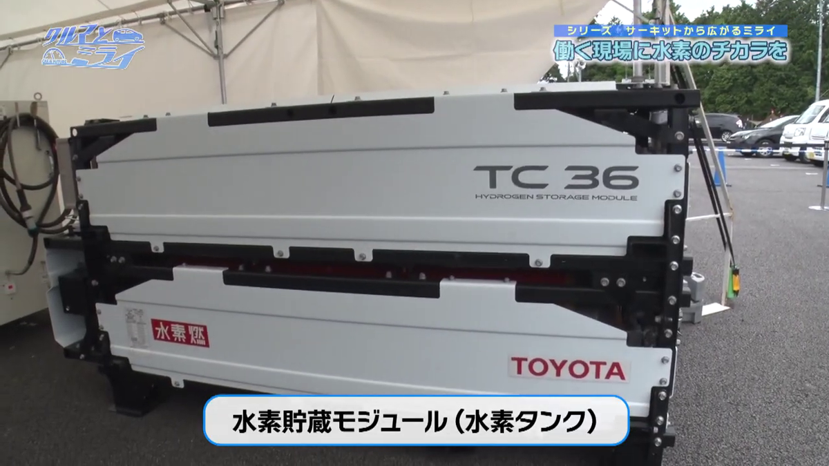 水素貯蔵モジュール（水素タンク）