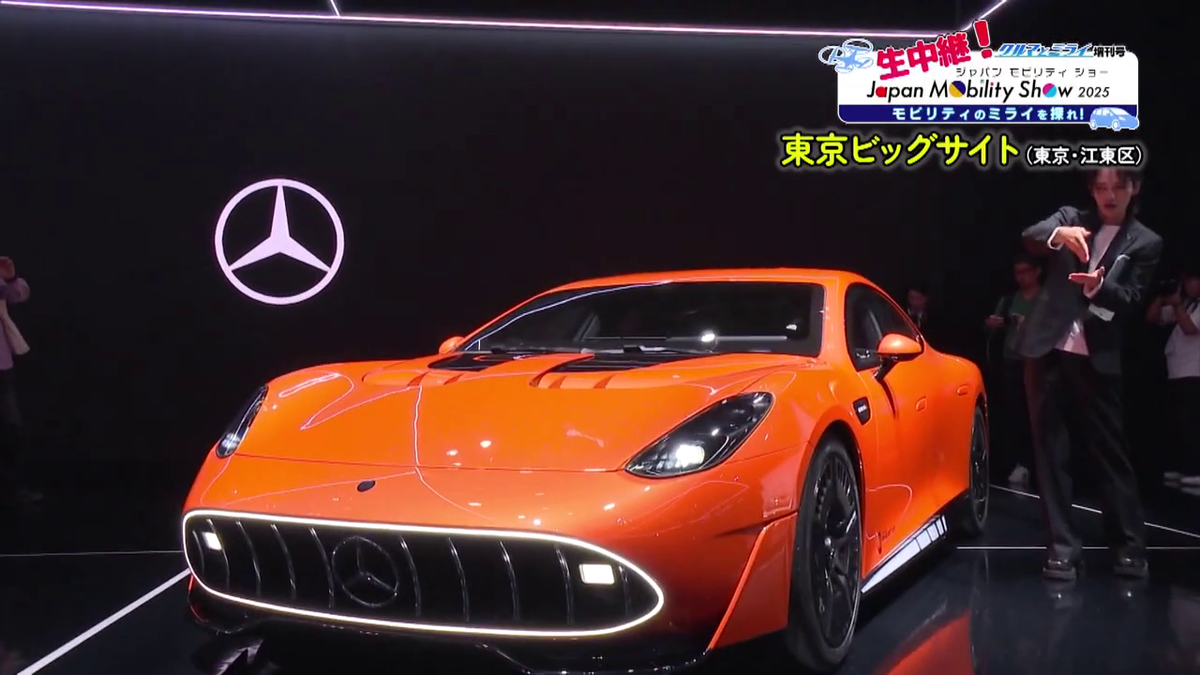 メルセデスベンツのEVの試作車