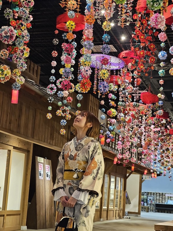 つるし雛の展示も